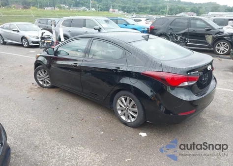2016 Hyundai Elantra Se z USA, uszkodzony, nr VIN 5NPDH4AE3GH748704